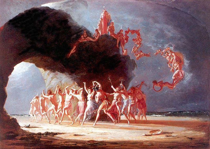 Richard  Dadd Come unto These Yellow Sands oil painting picture